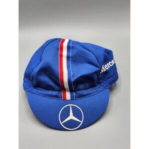 Mercedes Boston Marathon Running Hat 1980s Painter Style Blue Cap it All Vtg